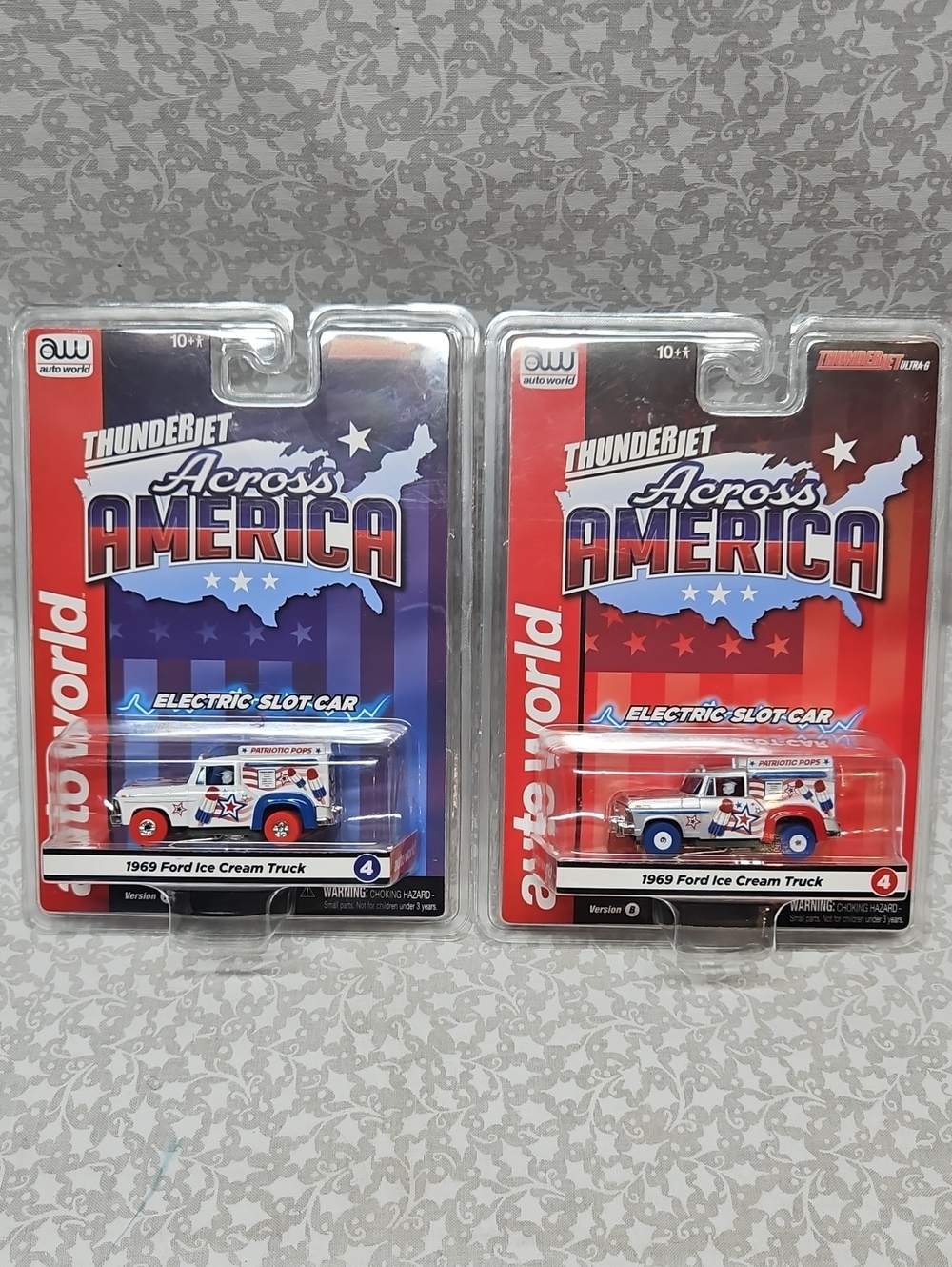 autoworld Thunderjet 1969 ford ice cream truck slot car A & B Across America